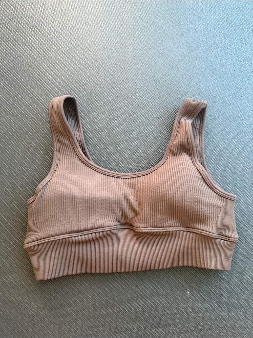Senita Athletics Ribbed Scoop Bra